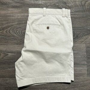 J. Crew Men's Shorts Size 38 Khaki Flex Chino 10" Inseam Classic Casual Summer